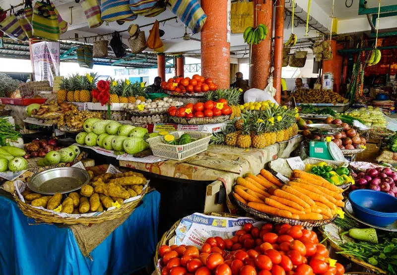 Le marche de Mahebourg ile Maurice Le marché de Mahébourg ile Maurice
